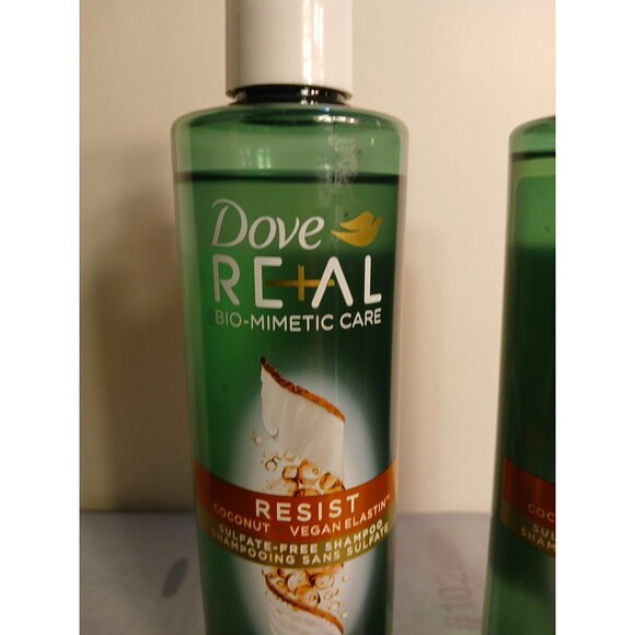 (2)10oz Dove RE+AL BIO-MIMETIC CARE Coconut+Vegan Collagen Sulfate-Free Shamp. - Picture 2 of 14